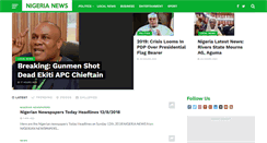 Desktop Screenshot of nigerianews.net